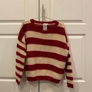raspberry stripe sweater 🍓